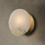 Skandinavische minimalistische Marmor-Wandlampe-Leuchtezauber