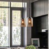 Mica Mid-Century Hängelampen mit Doppelglas-Leuchtezauber