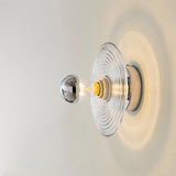 Vintage LED-Wandleuchte aus Glas-Leuchtezauber