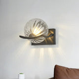 Moderne LED-Wandleuchte aus Glas-Leuchtezauber