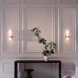 Doppelkopf Glas Wandleuchte Led Sconce-Leuchtezauber