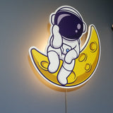 Astronauten-Wandlampe-Leuchtezauber