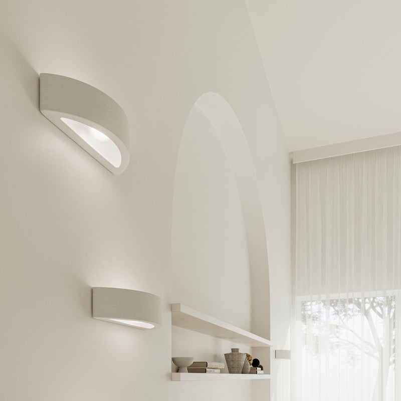 Wandleuchte Keramik Atena Grau Moderne Graue Keramiklampe – Stilvoll & Strukturiert-Leuchtezauber
