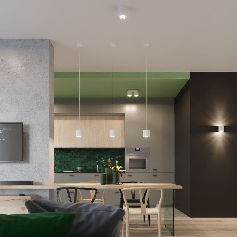 Deckenleuchte Orbis 1 Weiß – Runde Led-Deckenleuchte, 1-Flammig-Leuchtezauber