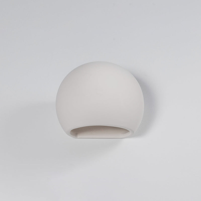 Wandleuchte Keramik Globe – Runde Keramik-Wandleuchte Modern-Leuchtezauber