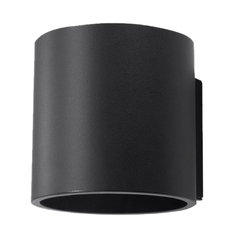 Wandleuchte Orbis 1 Schwarz Zeitlose Runde Wandlampe – Kontrastreich & Modern-Leuchtezauber