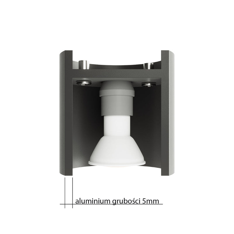 Wandleuchte Orbis 1 Schwarz Zeitlose Runde Wandlampe – Kontrastreich & Modern-Leuchtezauber