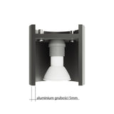 Wandleuchte Orbis 1 Grau Runde Wandleuchte In Betonoptik – Stilvoll & Robust-Leuchtezauber