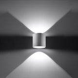 Wandleuchte Orbis 1 Weiß – Runde Wandlampe, Led & Design-Leuchtezauber