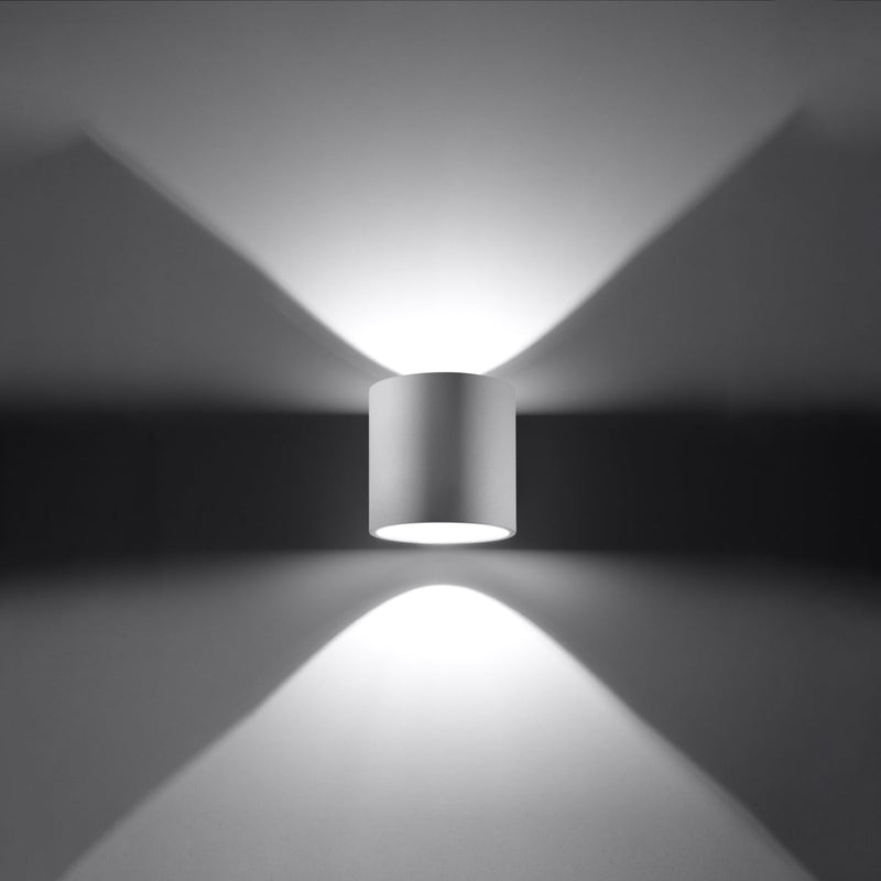Wandleuchte Orbis 1 Weiß – Runde Wandlampe, Led & Design-Leuchtezauber