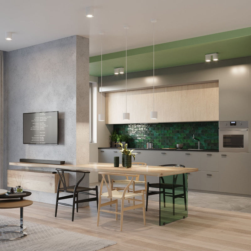 Hängelampe Orbis 1-Flammig Weiß Schlicht Und Rund-Leuchtezauber