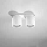 Deckenleuchte Orbis 2 Weiß – Runde Led-Deckenlampe In Weiß, 2-Flammig-Leuchtezauber