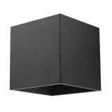 Wandleuchte Quad 1 Schwarz – Minimalistische Wandleuchte In Schwarz-Leuchtezauber