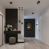 Wandleuchte Quad 1 Schwarz – Minimalistische Wandleuchte In Schwarz-Leuchtezauber
