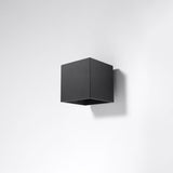 Wandleuchte Quad 1 Schwarz – Minimalistische Wandleuchte In Schwarz-Leuchtezauber