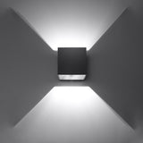 Wandleuchte Quad 1 Schwarz – Minimalistische Wandleuchte In Schwarz-Leuchtezauber