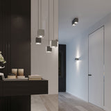 Wandleuchte Quad 1 Grau – Quadratische Wandlampe, Modernes Design-Leuchtezauber
