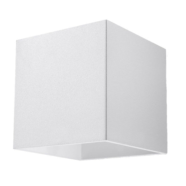 Wandleuchte Quad 1 Weiß – Quadratische Wandleuchte, Minimalistisch-Leuchtezauber