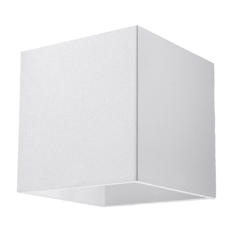 Wandleuchte Quad 1 Weiß – Quadratische Wandleuchte, Minimalistisch-Leuchtezauber