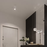 Hängelampe Quad 1-Flammig Weiß Eckig Und Modern-Leuchtezauber