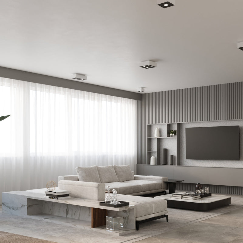 Deckenleuchte Mono 3 Weiß – Verstellbare Led-Spotlampe In Weiß, 3-Flammig-Leuchtezauber