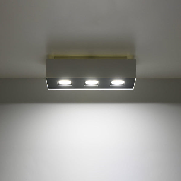 Deckenleuchte Mono 3 Weiß – Verstellbare Led-Spotlampe In Weiß, 3-Flammig-Leuchtezauber