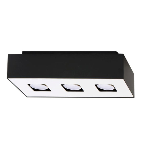 Deckenleuchte Mono 3 Schwarz – Moderne Deckenlampe Mit 3 Led-Spots-Leuchtezauber