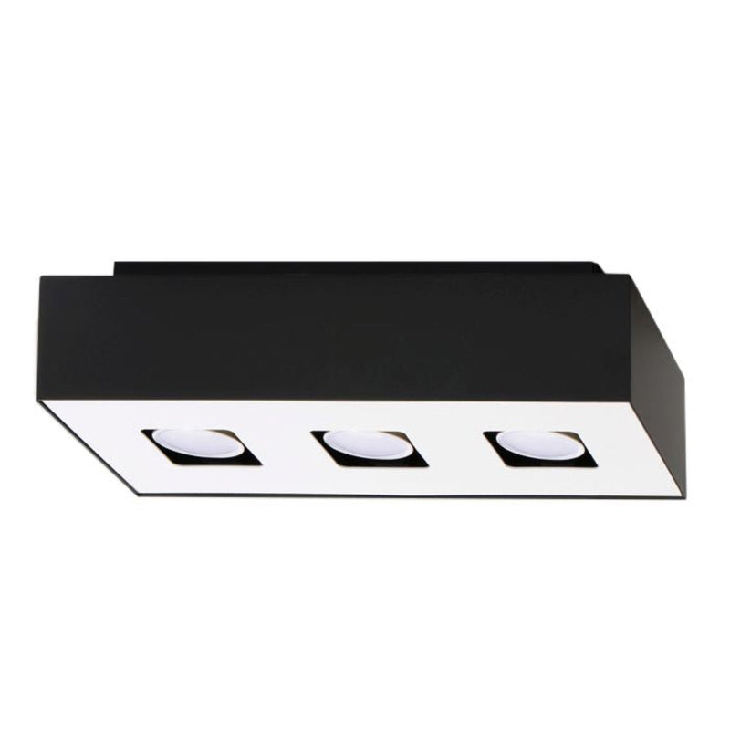 Deckenleuchte Mono 3 Schwarz – Moderne Deckenlampe Mit 3 Led-Spots-Leuchtezauber
