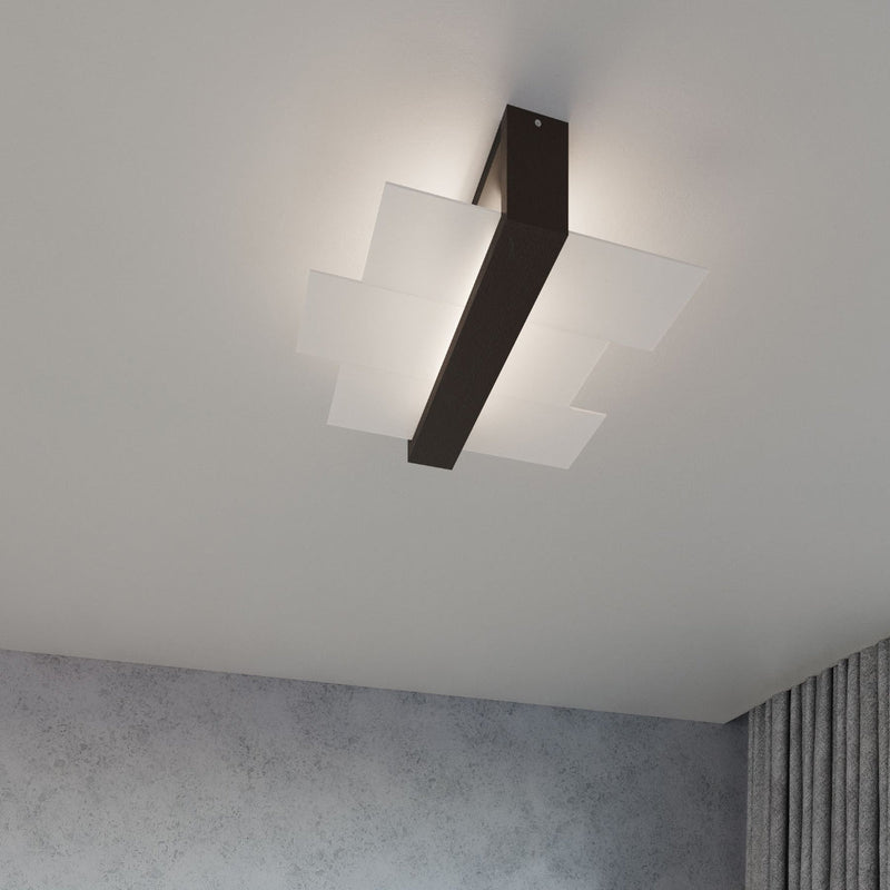 Wandleuchte Feniks 1 Wenge – Dunkles Holz Mit Modernem Stil-Leuchtezauber
