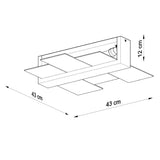 Deckenleuchte Feniks 2 Naturholz – Led-Spotleuchte Mit Holz-Optik-Leuchtezauber