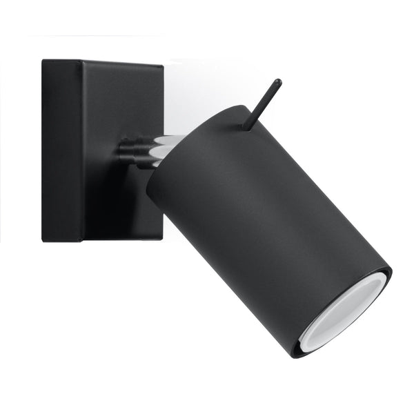 Wandleuchte Ring Schwarz – Led-Wandleuchte Mit Lichtring-Effekt-Leuchtezauber