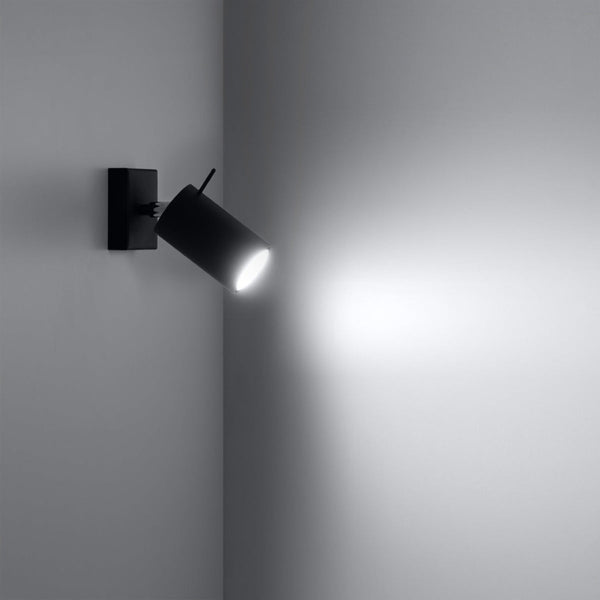 Wandleuchte Ring Schwarz – Led-Wandleuchte Mit Lichtring-Effekt-Leuchtezauber