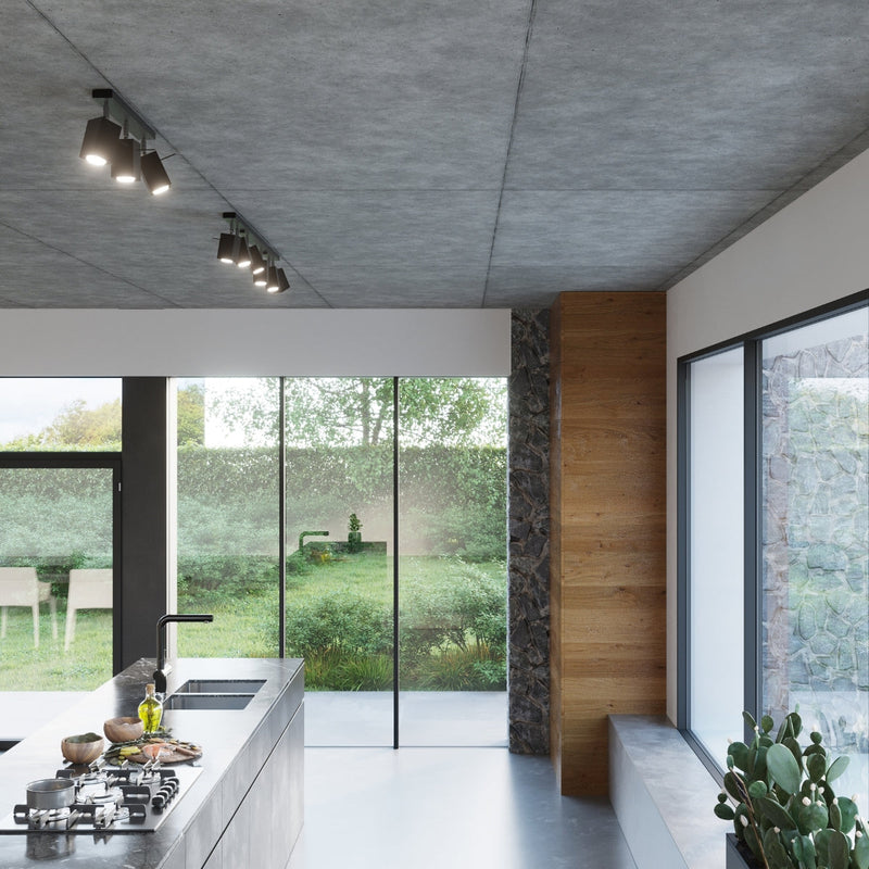 Wandleuchte Merida Schwarz – Moderne Led-Leuchte, Schlicht & Rund-Leuchtezauber