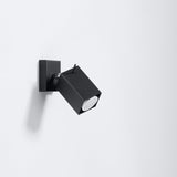 Wandleuchte Merida Schwarz – Moderne Led-Leuchte, Schlicht & Rund-Leuchtezauber