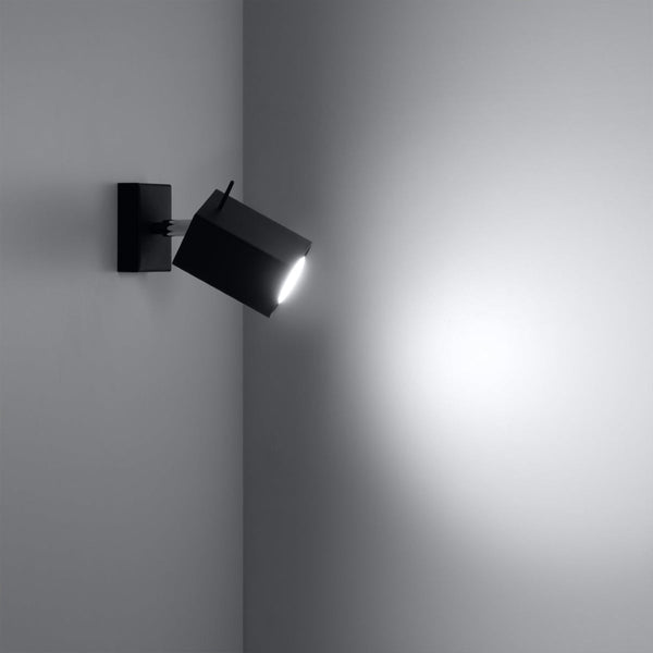 Wandleuchte Merida Schwarz – Moderne Led-Leuchte, Schlicht & Rund-Leuchtezauber
