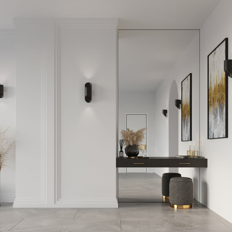 Wandleuchte Penne 20 Schwarz – Kurze Wandleuchte, Modern & Minimal-Leuchtezauber