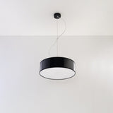 Hängelampe Arena Ø35 Cm Schwarz Minimalistisch Modern-Leuchtezauber