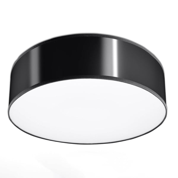 Deckenleuchte Arena Ø35 Cm Schwarz, Rund, E27, Modern-Leuchtezauber