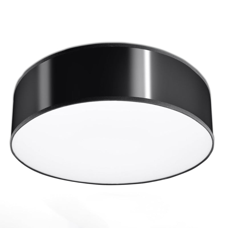 Deckenleuchte Arena Ø35 Cm Schwarz, Rund, E27, Modern-Leuchtezauber