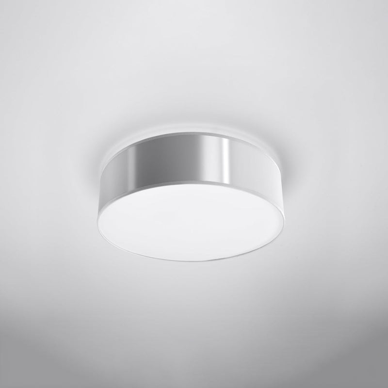 Deckenleuchte Arena Ø35 Cm Grau, Rund, E27, Modern-Leuchtezauber