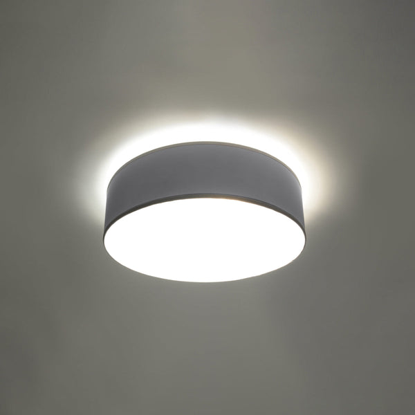 Deckenleuchte Arena Ø35 Cm Grau, Rund, E27, Modern-Leuchtezauber
