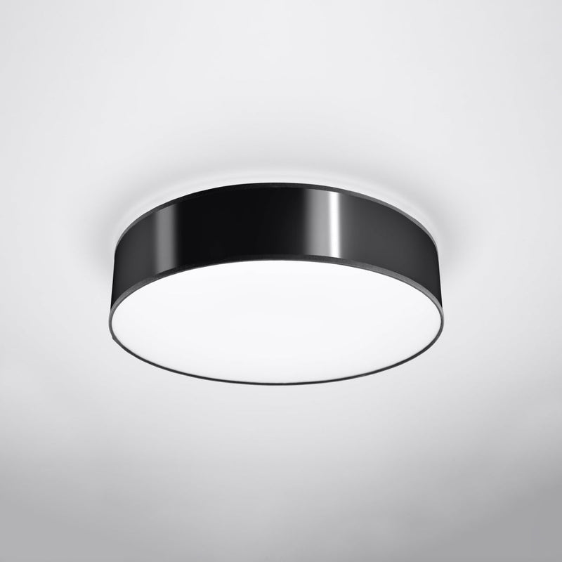Deckenleuchte Arena Ø45 Cm Schwarz, Rund, E27, Modern-Leuchtezauber