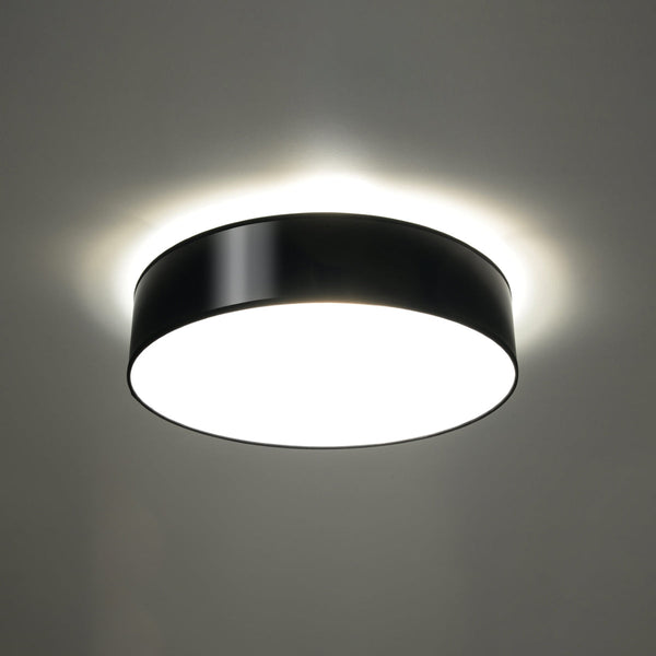 Deckenleuchte Arena Ø45 Cm Schwarz, Rund, E27, Modern-Leuchtezauber