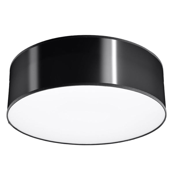 Deckenleuchte Arena Ø25 Cm Schwarz, Rund, E27, Modern-Leuchtezauber