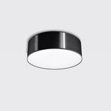 Deckenleuchte Arena Ø25 Cm Schwarz, Rund, E27, Modern-Leuchtezauber