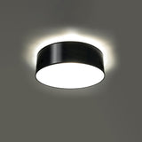 Deckenleuchte Arena Ø25 Cm Schwarz, Rund, E27, Modern-Leuchtezauber