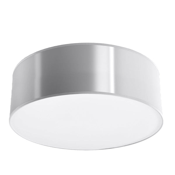 Deckenleuchte Arena Grau, Led, Rund, Modernes Design, Ø30 Cm-Leuchtezauber
