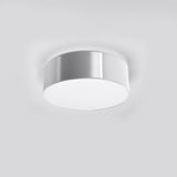 Deckenleuchte Arena Grau, Led, Rund, Modernes Design, Ø30 Cm-Leuchtezauber