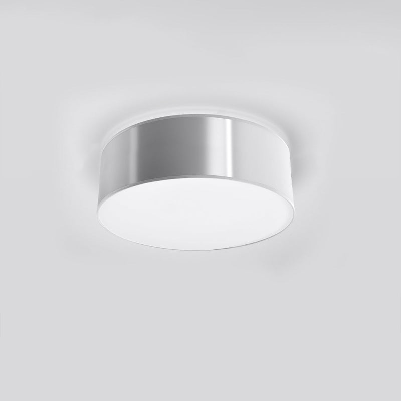 Deckenleuchte Arena Grau, Led, Rund, Modernes Design, Ø30 Cm-Leuchtezauber