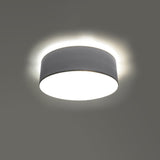Deckenleuchte Arena Grau, Led, Rund, Modernes Design, Ø30 Cm-Leuchtezauber